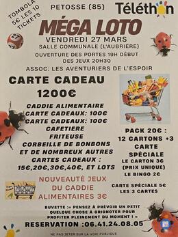 Image du loto Mega loto cartes cadeaux et lots qf.animation