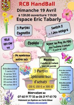 Affiche du loto LOTO du RCB Handball