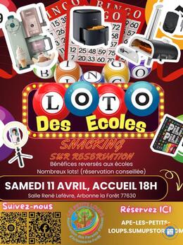 Affiche du loto Loto des Ecoles