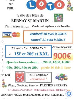 Image du loto Super loto cercle de l esperance de breuilles