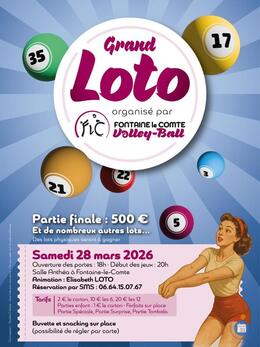 Image du loto LOTO volleyball Fontaine le comte animé Elisabeth Loto