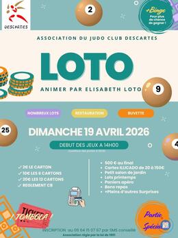 Image du loto LOTO Judo Club Descartes animation Elisabeth Loto