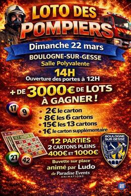 Image du loto Loto des pompiers de Boulogne sur Gesse