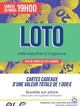 Image du loto Grand Loto du PLCraponne