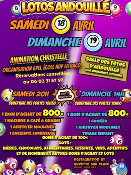 Image du loto 2 super loto animation christelle apel ndp la baconniere