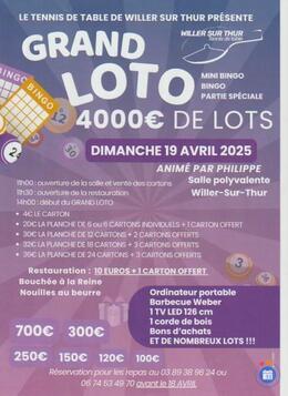 Affiche du loto Grand loto