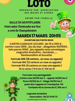 Image du loto loto asso des mains et des signes