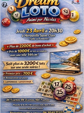 Image du loto Dream loto et son Super loto spécial BA animé par Nicolas