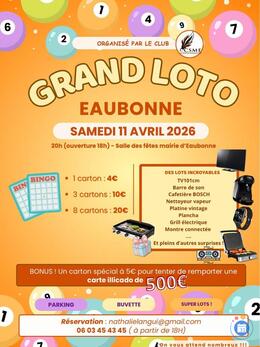 Affiche du loto Loto du CSME Badminton