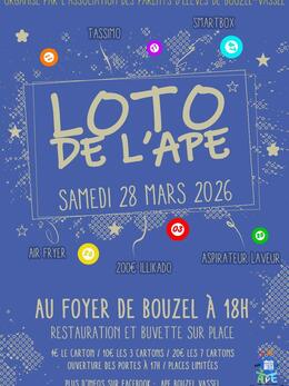 Image du loto Loto de L'APE de Bouzel-Vassel