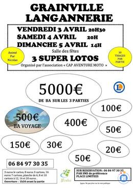 Image du loto Super lotos spécial BA animé par Nicolas
