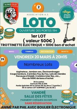 Image du loto Super loto aunis sud rugby jeunes