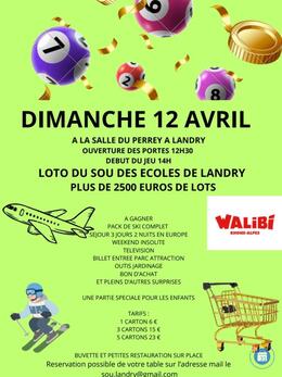 Image du loto Loto du sou des écoles