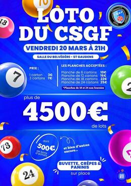 Image du loto Loto du Comminges Saint Gaudens Foot