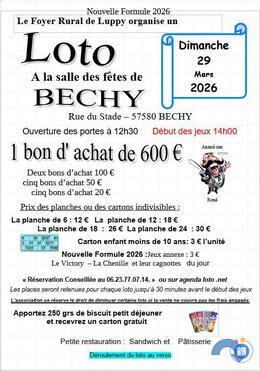 Image du loto loto Foyer Rural Luppy