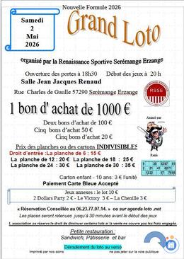 Image du loto Loto RS seremange