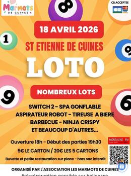 Image du loto loto de l'association des parents d'élèves Les Marmots de Cu