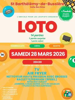 Image du loto Super loto de l'amicale pour les loupiots