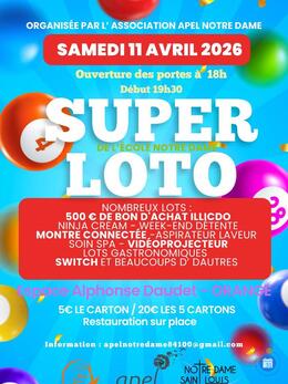 Image du loto Loto APEL Notre Dame Orange