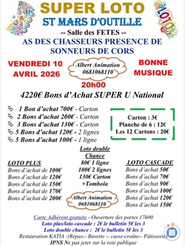 Image du loto Loto asso chasse st mars d’outille