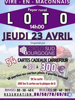Affiche du loto Loto cyclo sud bourgogne