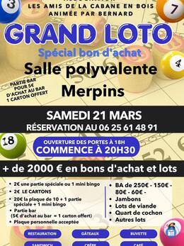Image du loto Loto les amis de la cabane en bois
