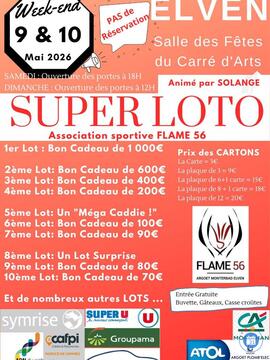 Image du loto Super LOTO Flame56 animé par Solange