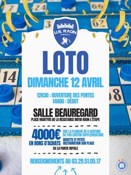 Affiche du loto Loto de l'us raon