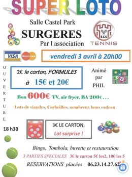 Image du loto Super loto scs tennis surgeres