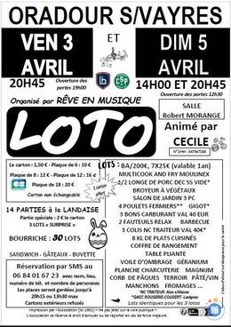 Image du loto loto du reve en musique ANIME PAR CECILE