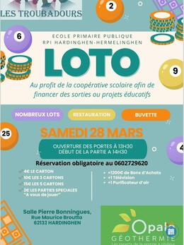 Image du loto LOTO du RPI Hardinghen-Hermelinghen