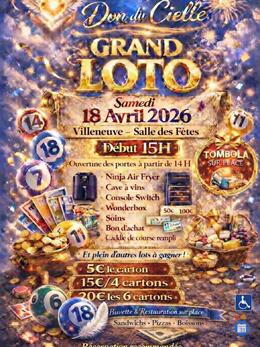 Image du loto Grand Loto en la faveur de l'Association Don du Cielle