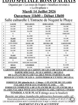 Image du loto Super loto de la dysphasie et de la mucoviscidose