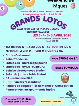Image du loto Lotos vend samedi et dimanche soir et lundi après midi