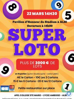 Image du loto Loto APEL Collège Ste Marie Lycée Amboise