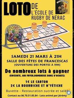 Image du loto 21h loto du rugby de nerac