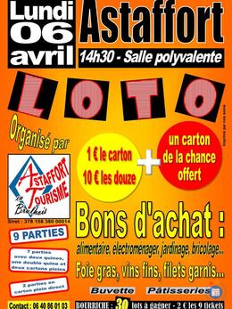 Image du loto Loto d'Astaffort Tourisme