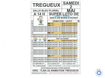 Image du loto Loto org : tlba animation tregueux animé par jacky