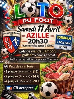 Affiche du loto Super Loto de l'US Minervois