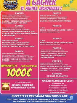 Image du loto Loto de l apel stmartin