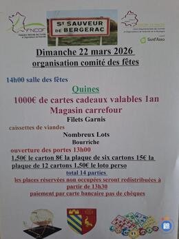 Image du loto quine traditionnelle