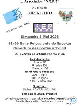 Image du loto Super Loto organisé par V.S..P.S