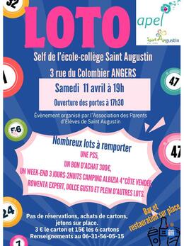 Image du loto Loto de l'APEL Saint Augustin