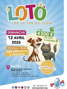 Image du loto LOTO solidaire de la SPA de Lyon