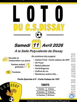 Image du loto Loto du CS Dissay