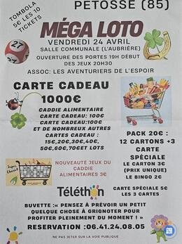 Image du loto Mega loto cartes cadeaux et lots. qf.animation.