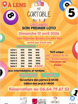 Image du loto Premier Loto solidaire asso KitCartable IUT de Lens