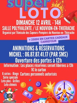 Image du loto Super loto des pompiers