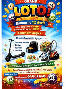 Image du loto Grand Loto au Forum des Angles