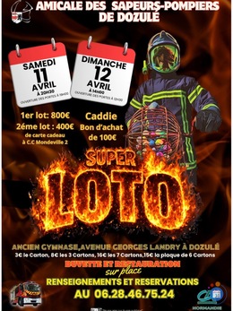 Image du loto Loto des sapeurs pompiers de Dozulé